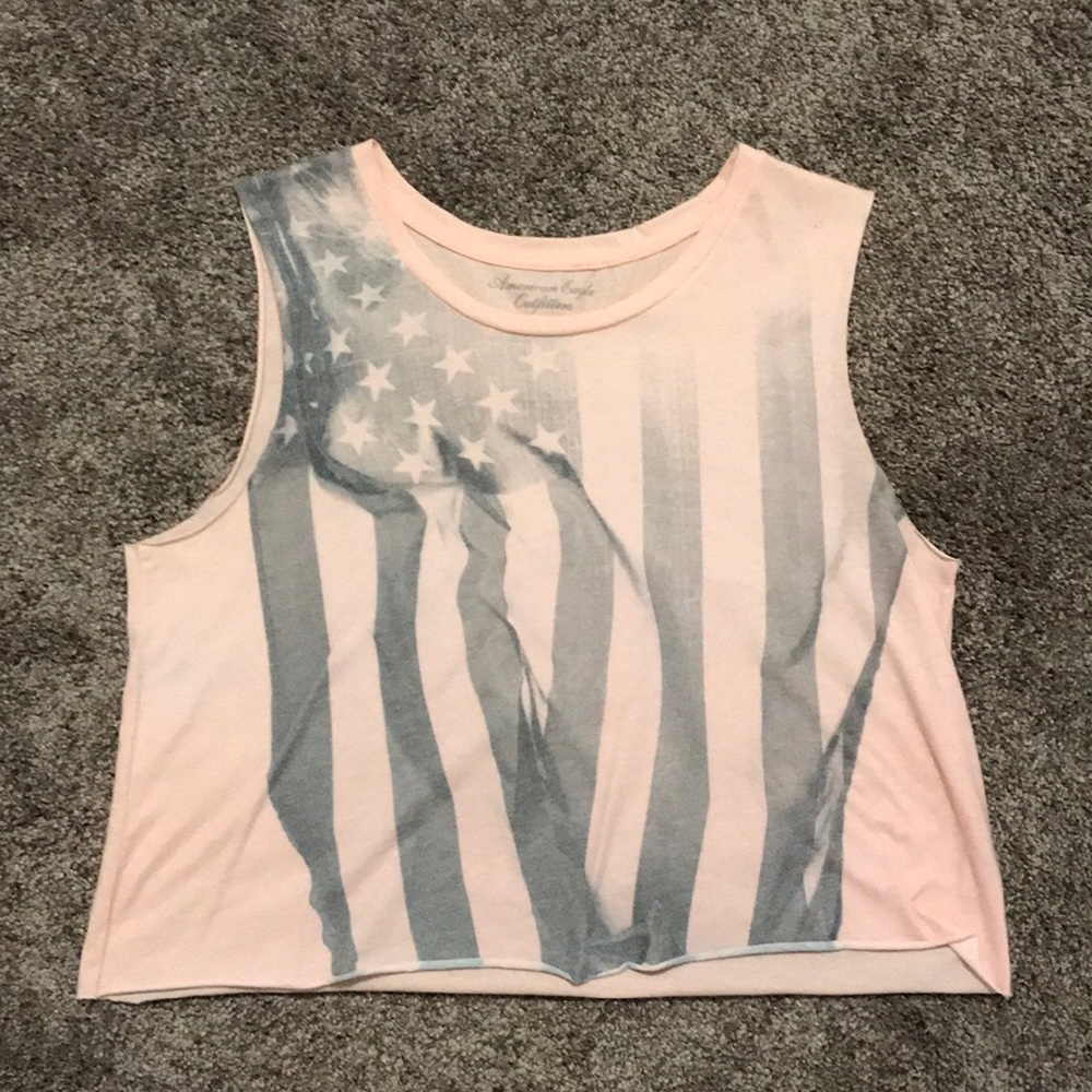 American flag tank